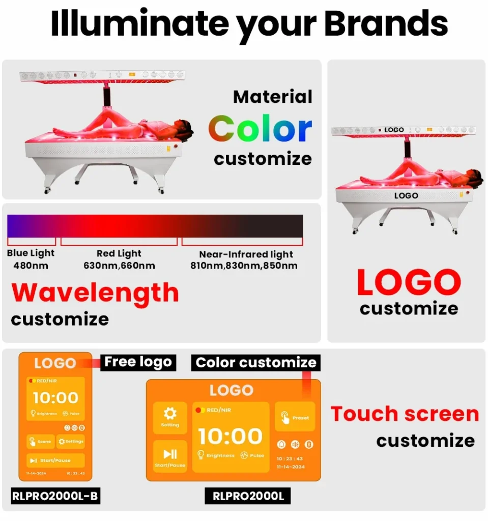 DY OPTO 9-Wavelength Red Light Therapy Bed Manufacturer
