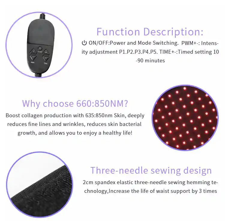 TB01 Red Light Therapy Belt