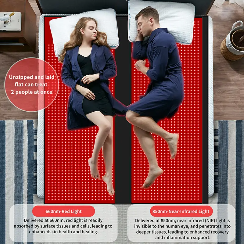 Red Light Therapy 660nm 850nm Mat/Blanket/Pads For Pain Relief